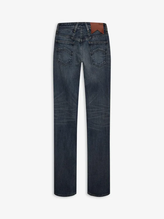 Women Rhude Bottoms LOWWAIST FLARE DENIM Dark Indigo
