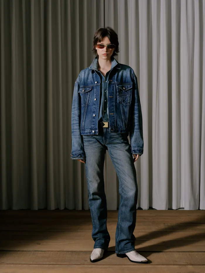 Women Rhude Bottoms LOWWAIST FLARE DENIM Dark Indigo