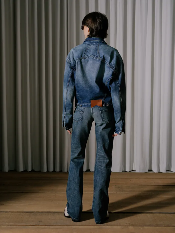 Women Rhude Bottoms LOWWAIST FLARE DENIM Dark Indigo