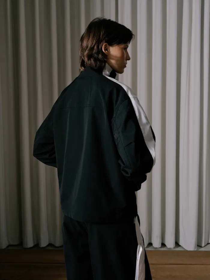 Women Rhude Tops AMARINO TRACK JACKET Blackwhite
