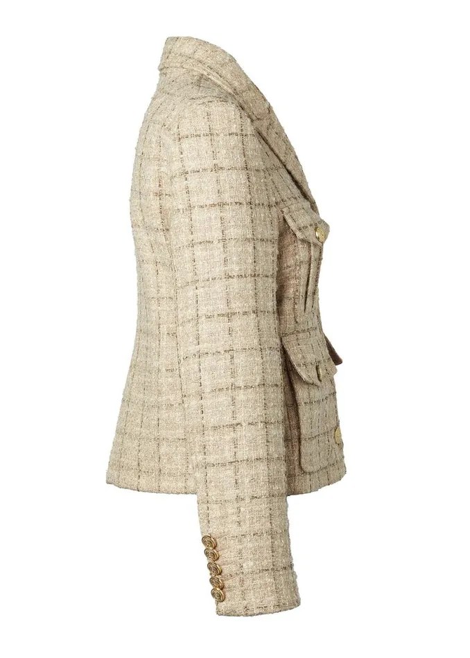 Women Richmond Jacket Camel Sparkle Tweed Holland Cooper Tailoring Women Richmond Jacket Camel Sparkle Tweed Holland Cooper Tailoring