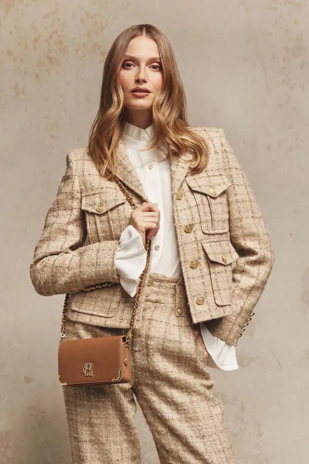 Women Richmond Jacket Camel Sparkle Tweed Holland Cooper Tailoring Women Richmond Jacket Camel Sparkle Tweed Holland Cooper Tailoring