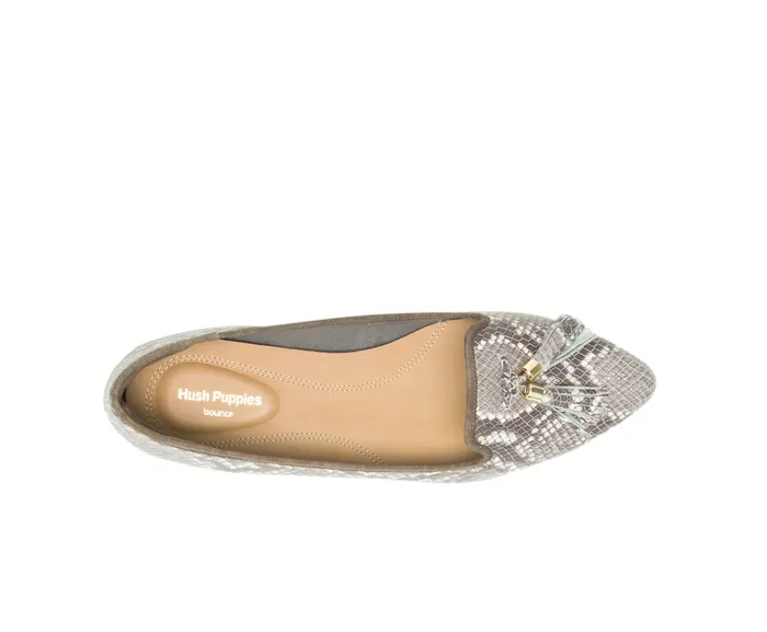Women Sadie Tassel SlipOn Natural Snake Leather Flats and SlipOns Hush Puppies Women Sadie Tassel SlipOn Natural Snake Leather Flats and SlipOns Hush Puppies