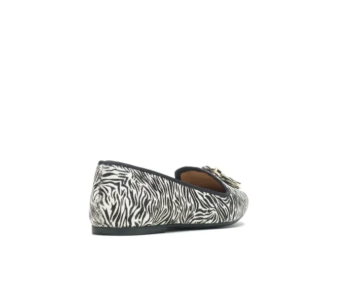Women Sadie Tassel SlipOn Zebra Calf Hair Flats and SlipOns Hush Puppies Women Sadie Tassel SlipOn Zebra Calf Hair Flats and SlipOns Hush Puppies