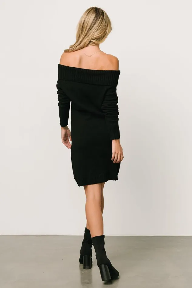 Women Saga Mini Sweater Dress Black Baltic Born Short Dresses Women Saga Mini Sweater Dress Black Baltic Born Short Dresses