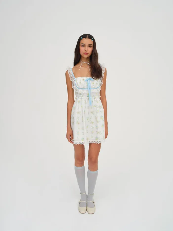 Women Sage Mini Dress White For Love and Lemons Dresses Women Sage Mini Dress White For Love and Lemons Dresses