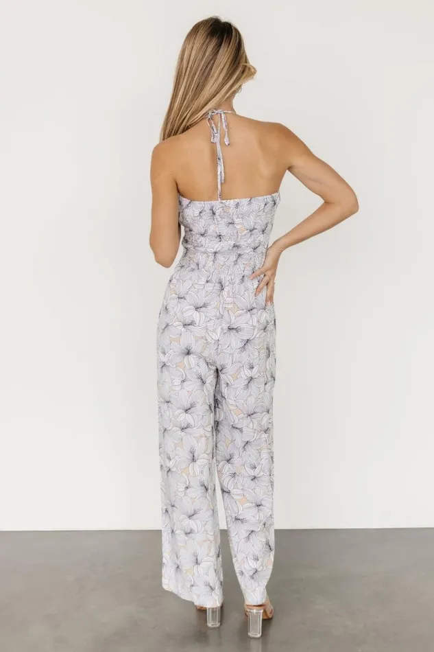 Women Santa Ana Halter Jumpsuit Taupe White Baltic Born Jumpsuits and Rompers Women Santa Ana Halter Jumpsuit Taupe White Baltic Born Jumpsuits and Rompers