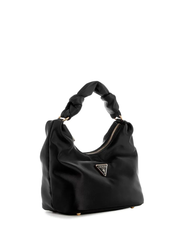 Women Satchel GUESS Black Velina Hobo Bag Women Satchel GUESS Black Velina Hobo Bag