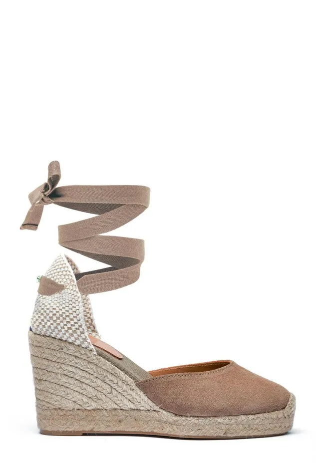Women Seville Wedge Sandal Taupe Holland Cooper Sandals and Slides Women Seville Wedge Sandal Taupe Holland Cooper Sandals and Slides