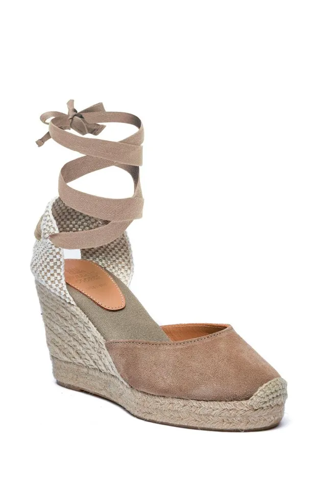 Women Seville Wedge Sandal Taupe Holland Cooper Sandals and Slides Women Seville Wedge Sandal Taupe Holland Cooper Sandals and Slides