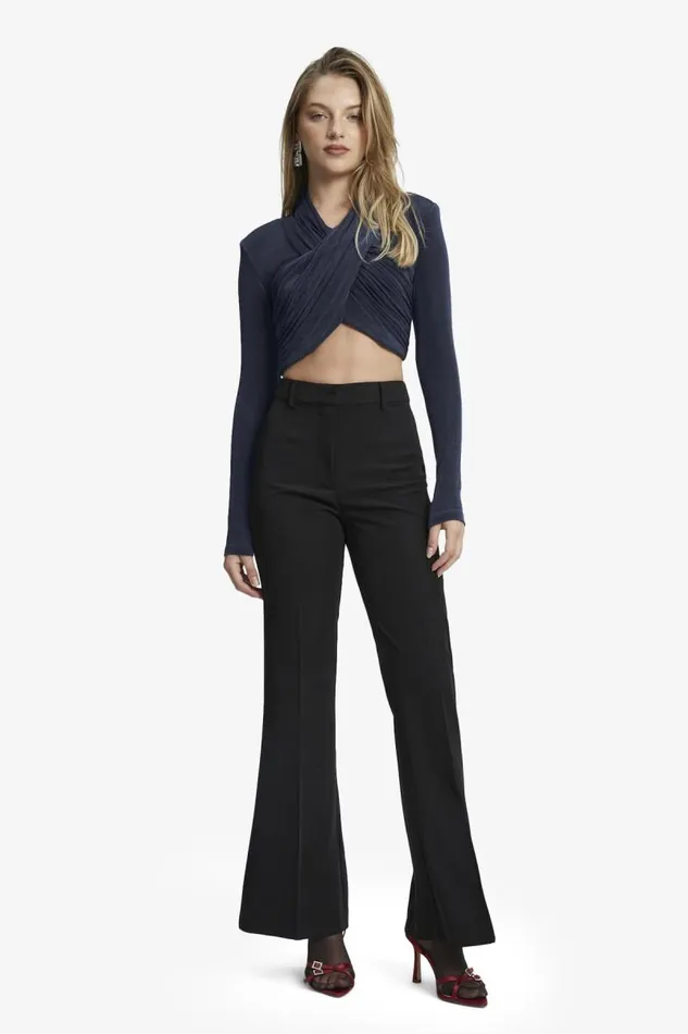 Women Shirts and Blouses Bardot Aliyah Top In Navy Navy