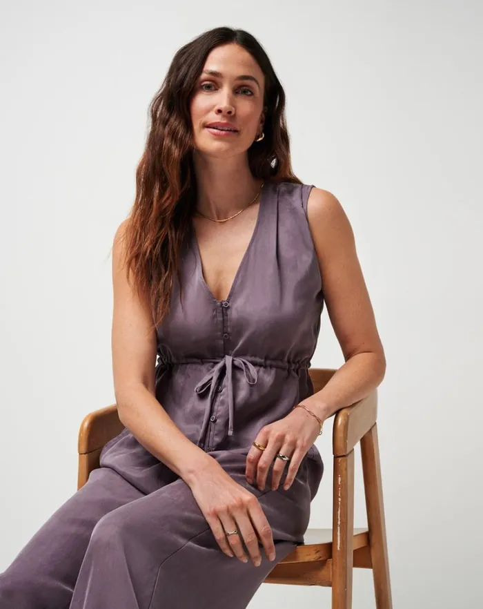 Women Shirts and Tops TravisMathew FINE WINE TANK Moonscape