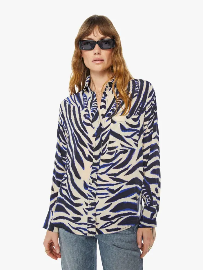 Women Shirts Mother Denim Pilar Shirt Wild Ecru