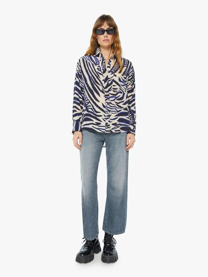 Women Shirts Mother Denim Pilar Shirt Wild Ecru