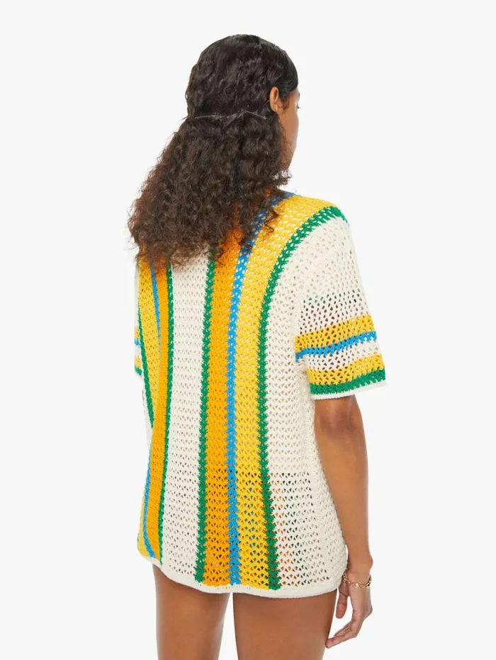 Women Shirts Mother Denim The Camp Champ Top Orange