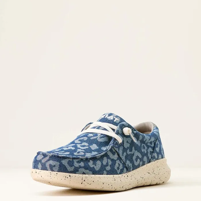 Women Shoes and Sneakers Ariat Hilo Shoe Denim Leopard