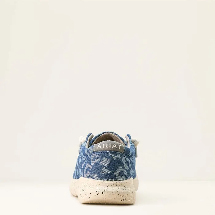 Women Shoes and Sneakers Ariat Hilo Shoe Denim Leopard Women Shoes and Sneakers Ariat Hilo Shoe Denim Leopard