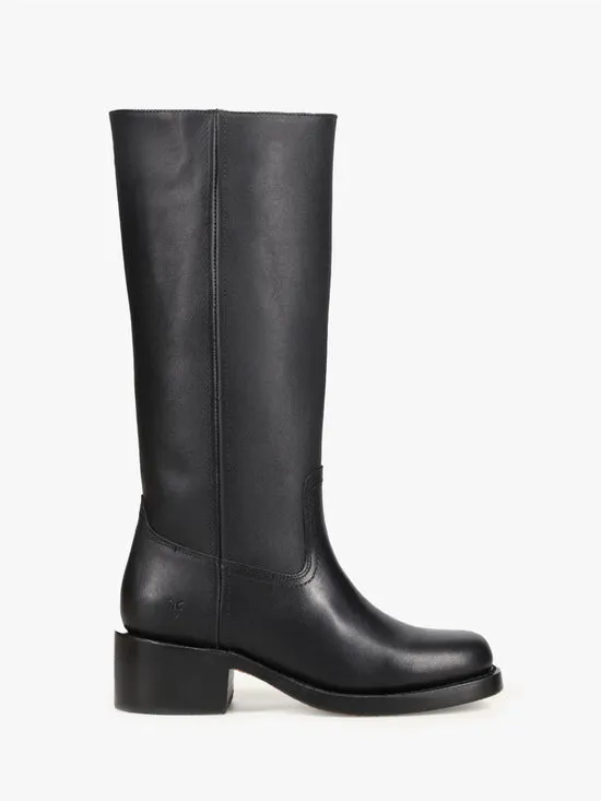 Women Shoes Lisa Says Gah Campus Knee High Boot Black