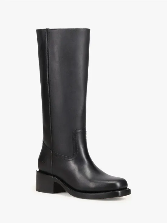 Women Shoes Lisa Says Gah Campus Knee High Boot Black