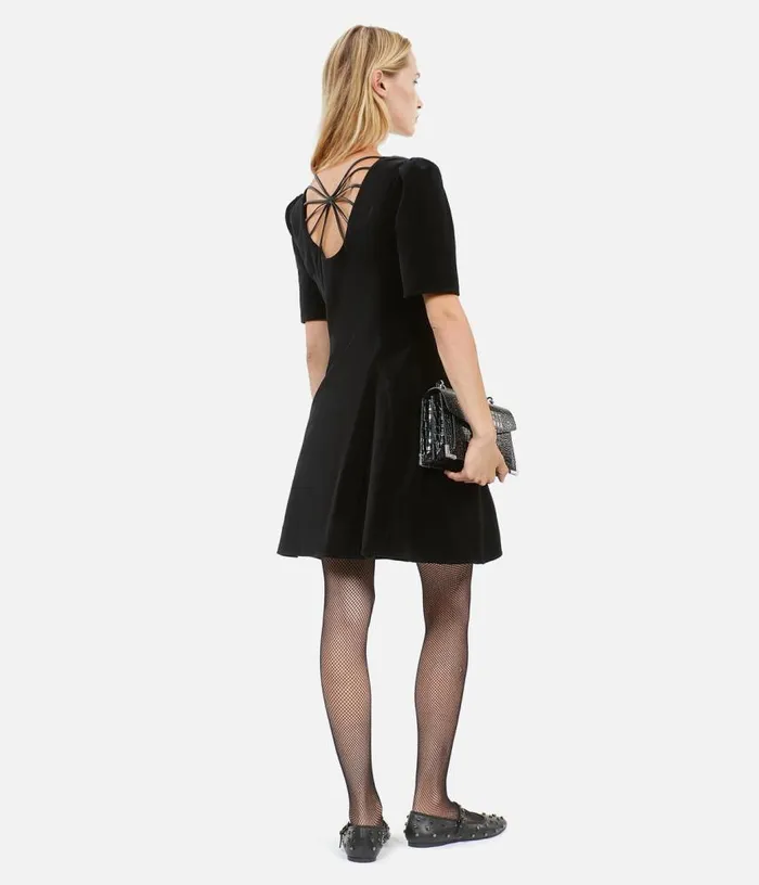Women Short Black Velvet Dress THE KOOPLES Dresses and Jumpsuits