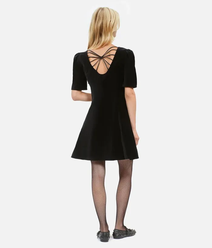 Women Short Black Velvet Dress THE KOOPLES Dresses and Jumpsuits