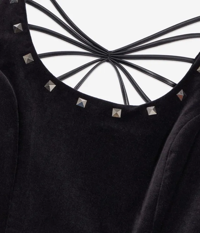 Women Short Black Velvet Dress THE KOOPLES Dresses and Jumpsuits