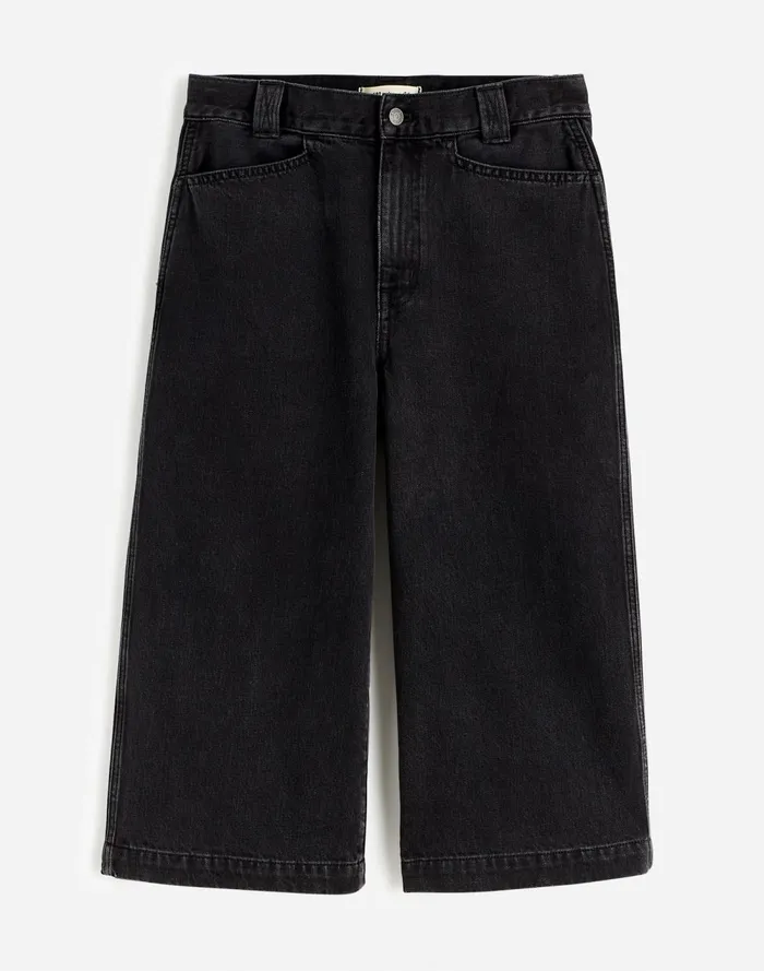 Women Shorts Madewell Denim Culottes In Jonston Wash Johnston Wash