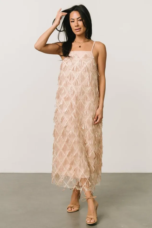 Women Sidney Sequin Dress Gold Baltic Born Embellished and Sequined