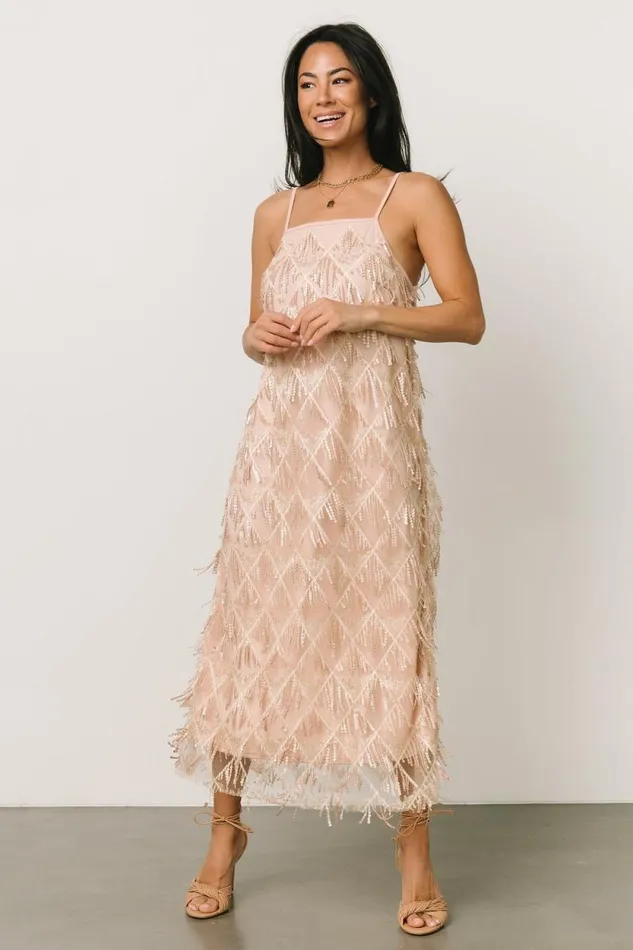 Women Sidney Sequin Dress Gold Baltic Born Embellished and Sequined