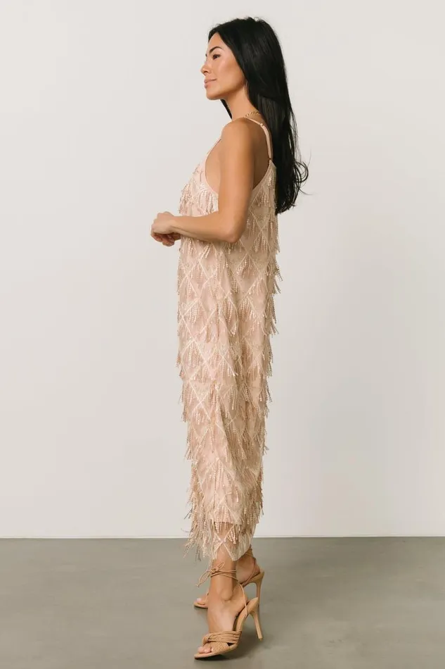 Women Sidney Sequin Dress Gold Baltic Born Embellished and Sequined