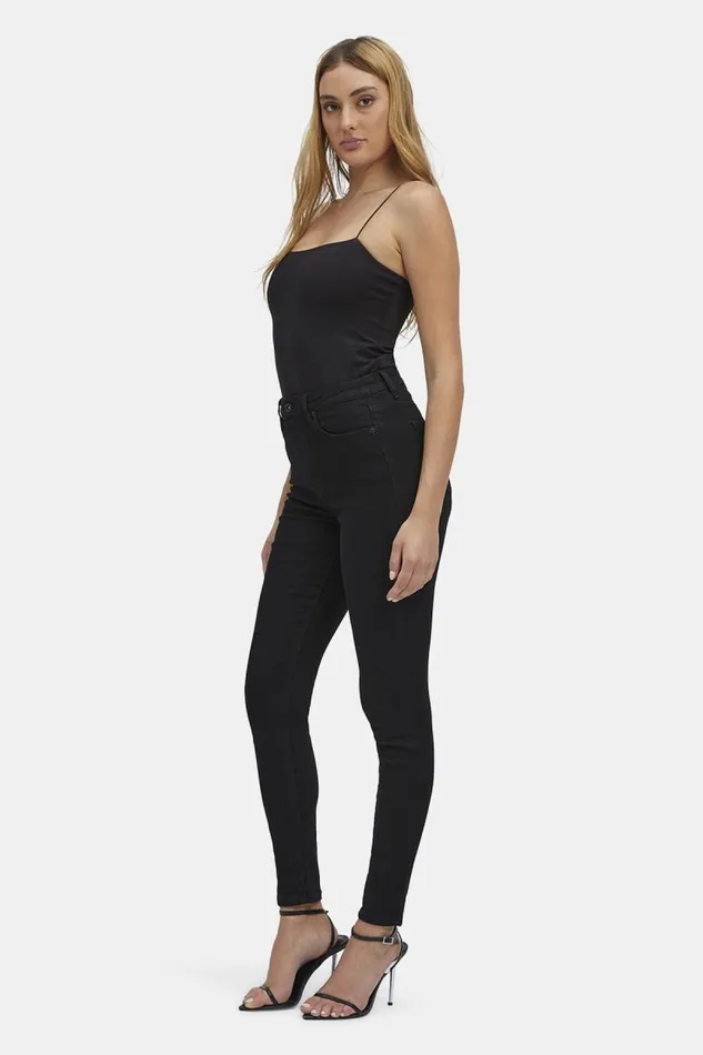 Women Skinny Jean Bardot Khloe Hi Jeans In Black Black Women Skinny Jean Bardot Khloe Hi Jeans In Black Black