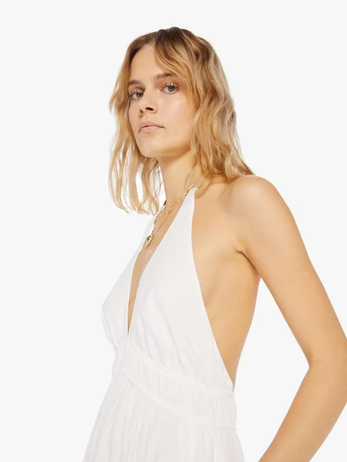 Women Skirts and Dresses Mother Denim Mollie Dress White