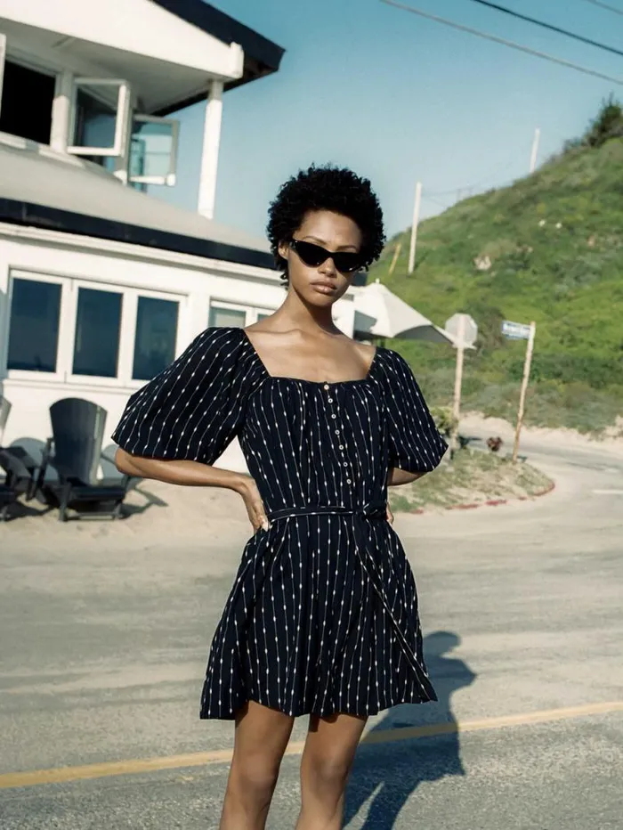 Women Skirts and Dresses Mother Denim The Run Wild Dress Black