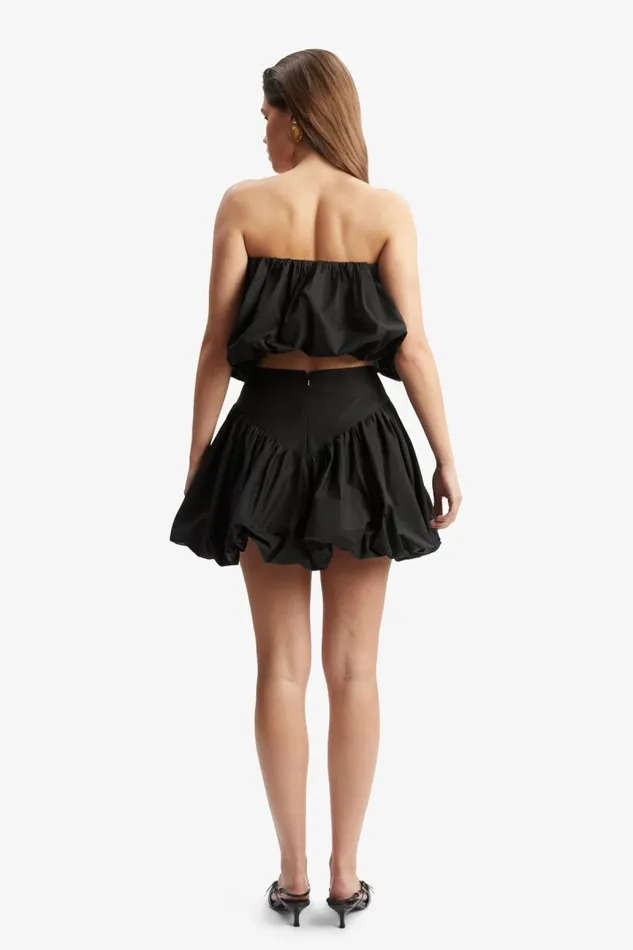 Women Skirts Bardot Lissett Poplin Mini Skirt In Black Black