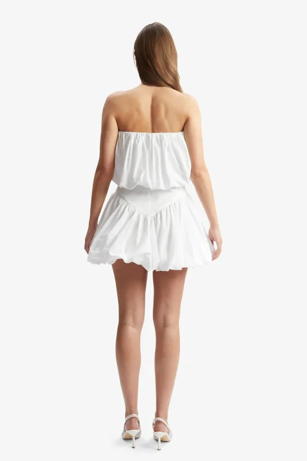 Women Skirts Bardot Lissett Poplin Mini Skirt In Orchid White Orchid White