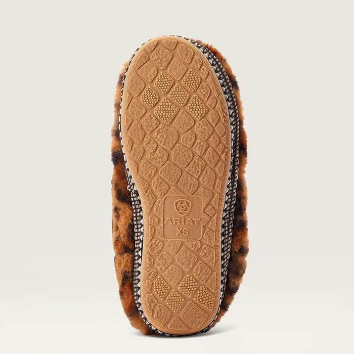 Women Slippers Ariat Bootie Slipper Fuzzy Leopard Print Women Slippers Ariat Bootie Slipper Fuzzy Leopard Print