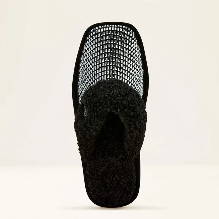 Women Slippers Ariat Jackie Square Toe Stack Slipper Black Women Slippers Ariat Jackie Square Toe Stack Slipper Black