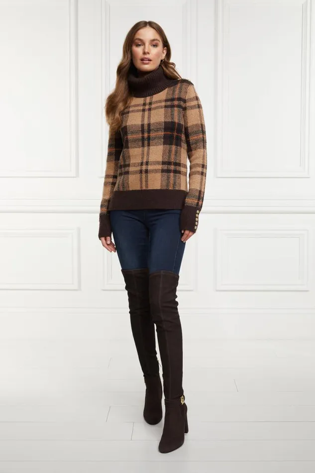 Women Sloane Over The Knee Boot Chocolate Holland Cooper Boots Women Sloane Over The Knee Boot Chocolate Holland Cooper Boots