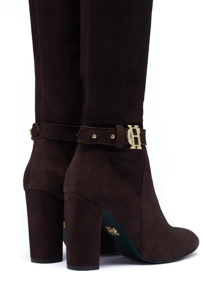 Women Sloane Over The Knee Boot Chocolate Holland Cooper Boots Women Sloane Over The Knee Boot Chocolate Holland Cooper Boots