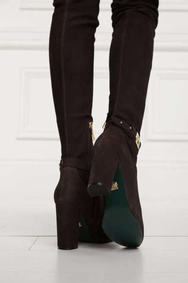 Women Sloane Over The Knee Boot Chocolate Holland Cooper Boots Women Sloane Over The Knee Boot Chocolate Holland Cooper Boots