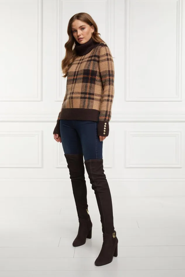 Women Sloane Over The Knee Boot Chocolate Holland Cooper Boots Women Sloane Over The Knee Boot Chocolate Holland Cooper Boots