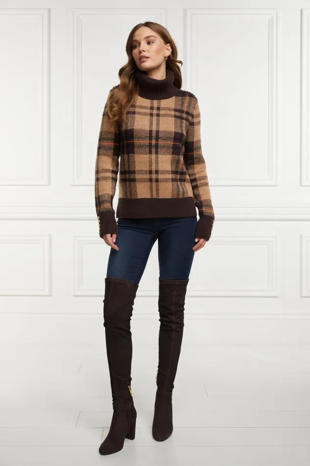 Women Sloane Over The Knee Boot Chocolate Holland Cooper Boots Women Sloane Over The Knee Boot Chocolate Holland Cooper Boots