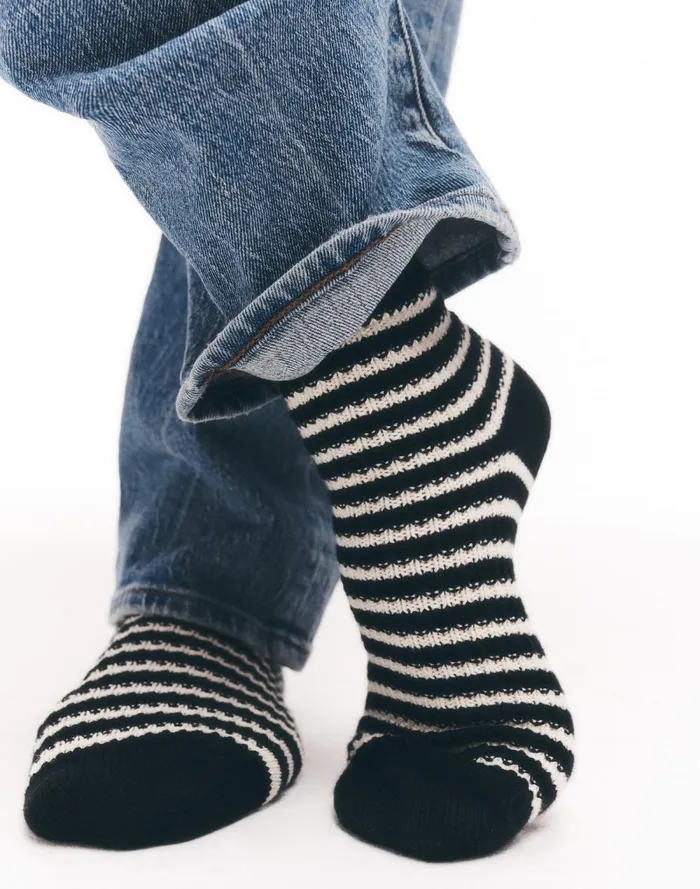 Women Socks Madewell WaffleKnit Ankle Socks True Black