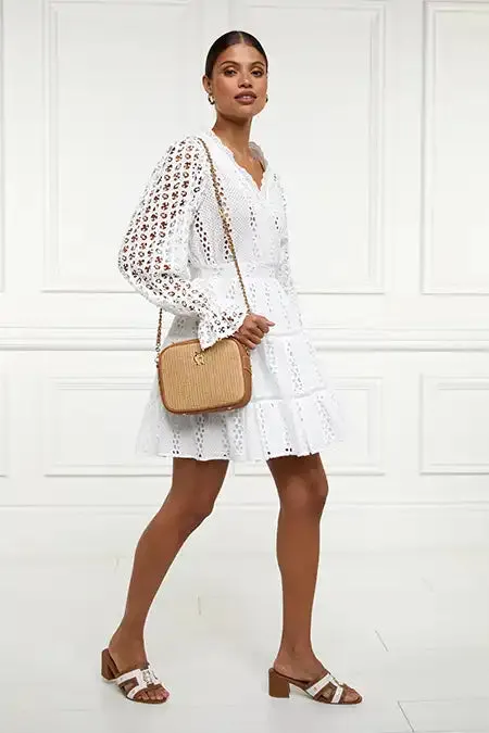 Women Soho Camera Bag Tan Raffia Holland Cooper Bags