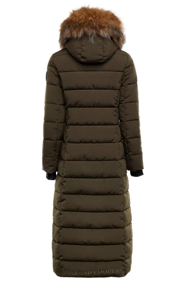 Women Stoneleigh Longline Coat Khaki Holland Cooper Coats