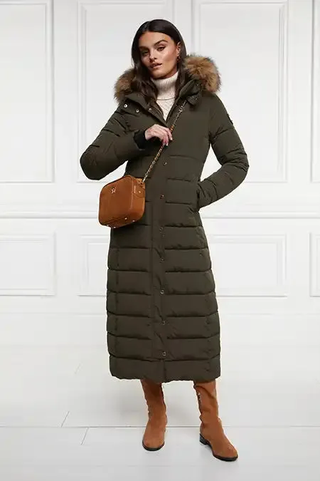 Women Stoneleigh Longline Coat Khaki Holland Cooper Coats