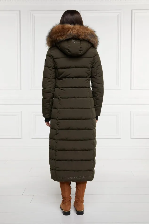 Women Stoneleigh Longline Coat Khaki Holland Cooper Coats
