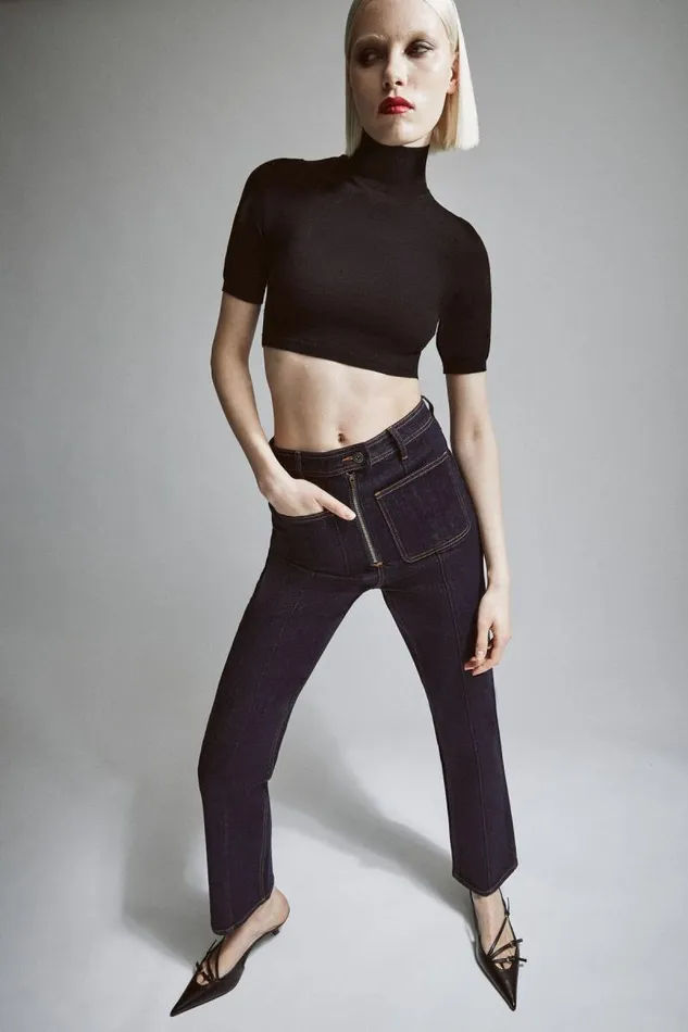 Women Straight Jean Bardot Cobain Straight Leg Jean In Dark Dark