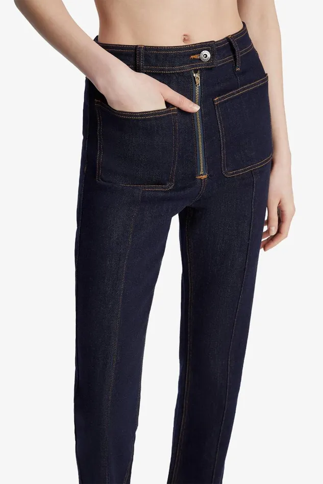 Women Straight Jean Bardot Cobain Straight Leg Jean In Dark Dark