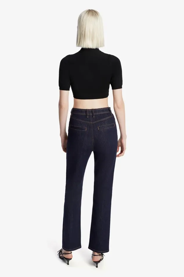 Women Straight Jean Bardot Cobain Straight Leg Jean In Dark Dark